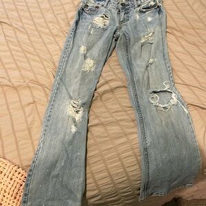 Aeropostale jeans light wash size 00 short good condition